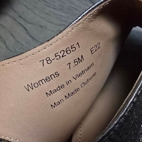 Johnston & Murphy Evelyn Open Toe Chunky Bootie in Metallic Bronze - Picture 12 of 13